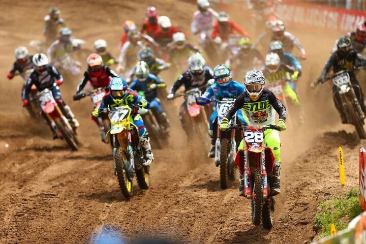 lucas oil pro motocross championship results southwick 2018, Shane McElrath swept the Motosport com Holeshots on his way to third overall 6 2 Photo Jeff Kardas