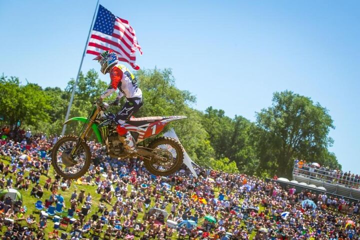 lucas oil pro motocross championship results redbud 2018, Eli Tomac finished 15th overall 36 9 and now trails Marvin Musquin by three points in the championship point standings Photo Rich Shepard