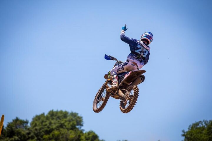 lucas oil pro motocross championship results redbud 2018, Aaron Plessinger swept both motos to take his third victory of the season Photo Rich Shepard