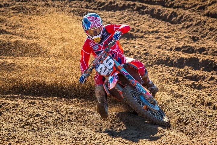 lucas oil pro motocross championship results redbud 2018, Alex Martin battled to second overall on the day 4 3 and maintains second in the championship Photo Rich Shepard