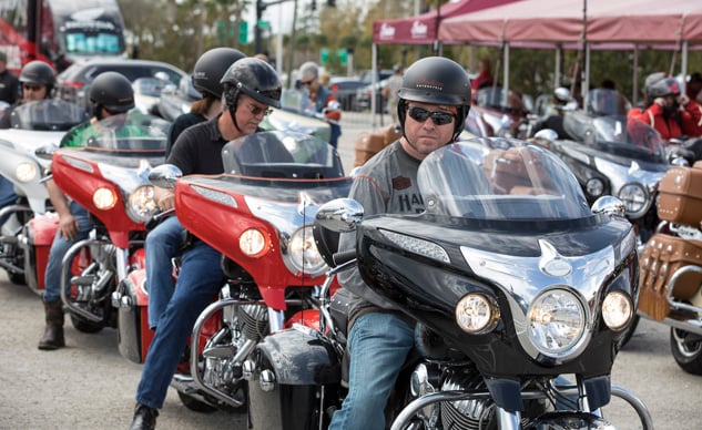 progressive insurance and indian motorcycle team up for national demo tour