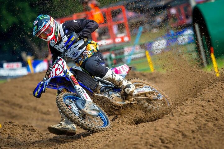 lucas oil pro motocross championship results millville 2018, Aaron Plessinger was perfect on the day to score his fourth overall win of the season Photo Rich Shepherd