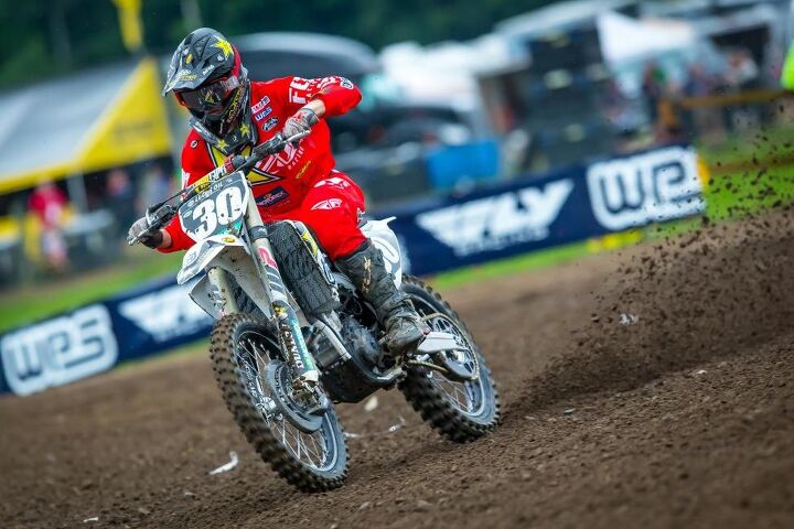 lucas oil pro motocross championship results unadilla 2018, Mitchell Harrison was strong all day and used consistency to finish third overall 4 4 Photo Rich Shephard