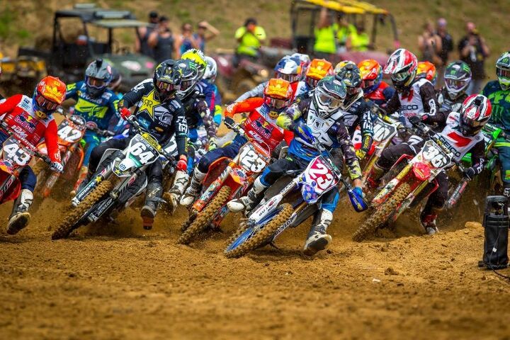 lucas oil pro motocross championship results budds creek 2018, Plessinger s first moto win and third overall 1 11 clinched the 250 Class title Photo Rich Shephard