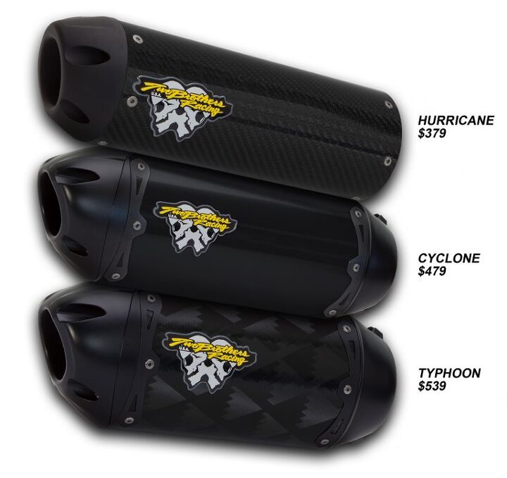 two brothers racing introduces the storm series mufflers