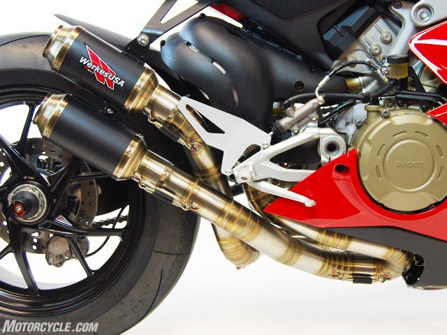 competition werkes announces ducati panigale v4 exhaust and fender eliminator