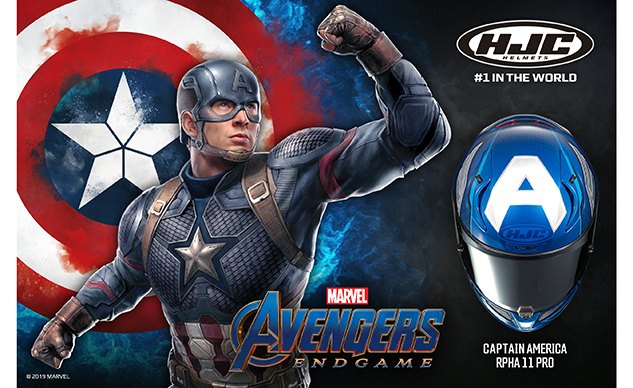 Captain America Returns On A New HJC Helmet! | Motorcycle.com