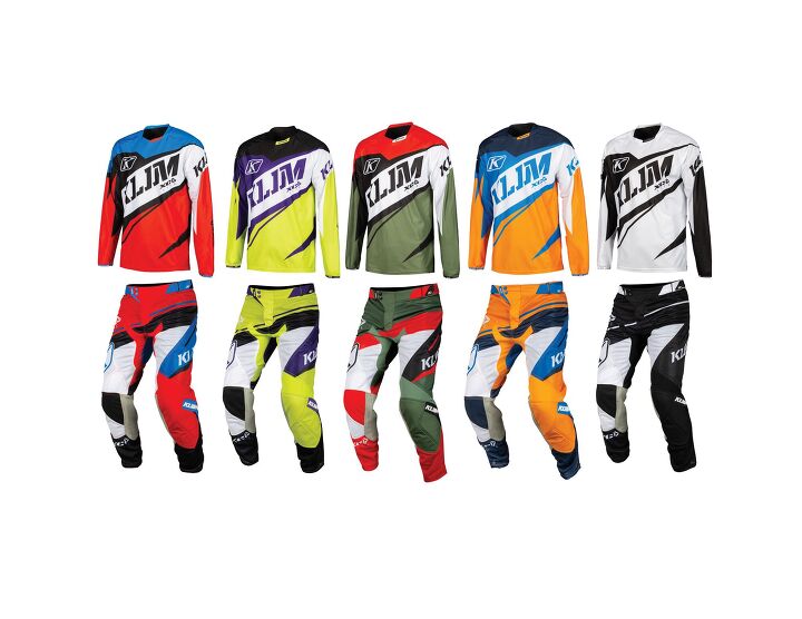 klim introduces new colors for its off road line and racer support program