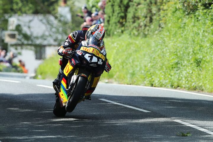2019 isle of man tt rst superbike tt results, Conor Cummings was another ten seconds back of Hickman and Harrison when the race was called