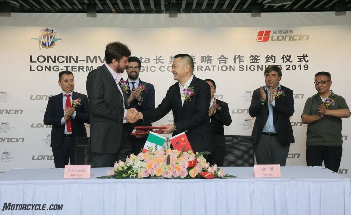 mv agusta motor and chinese industrial giant loncin motor co enter partnership