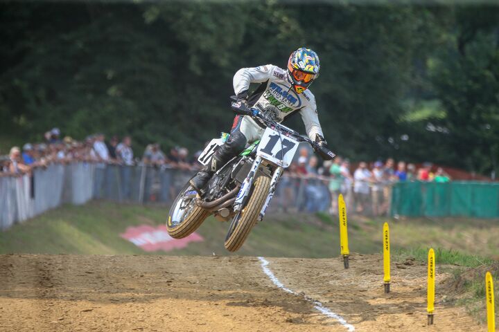 wiles is out who ll win the peoria tt this saturday, Henry Wiles cruising to victory last year at the TT Photos by Scott Hunter American Flat Track