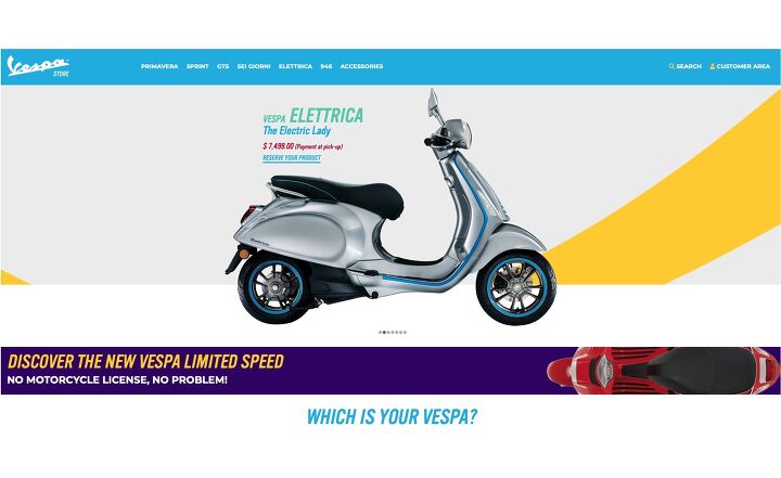vespa usa launches ecommerce to connect buyers with authorized dealerships