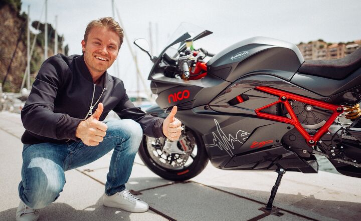 nico rosberg raffles his custom energica ego to support children and families in need