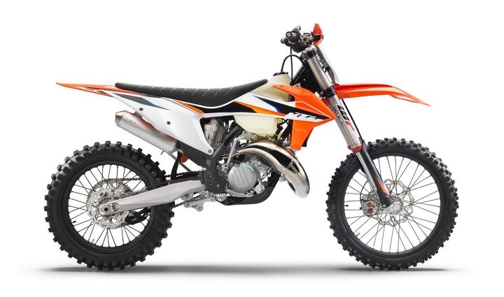 2021 ktm sx and xc models announced, The new 125 XC joins the 250 XC TPI and 300 XC TPI in KTM s two stroke cross country lineup
