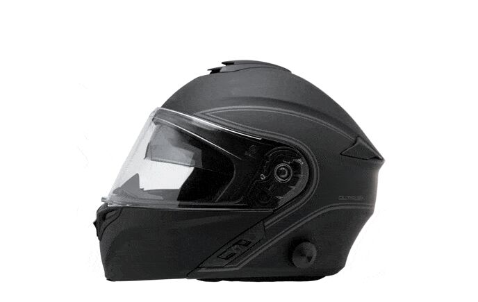 sena announces outrush modular smart helmet and 5s communication system