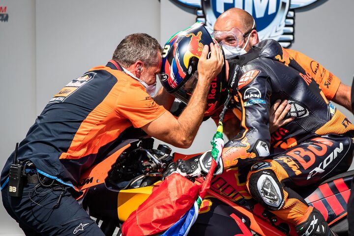 ktm takes historic motogp victory in brno