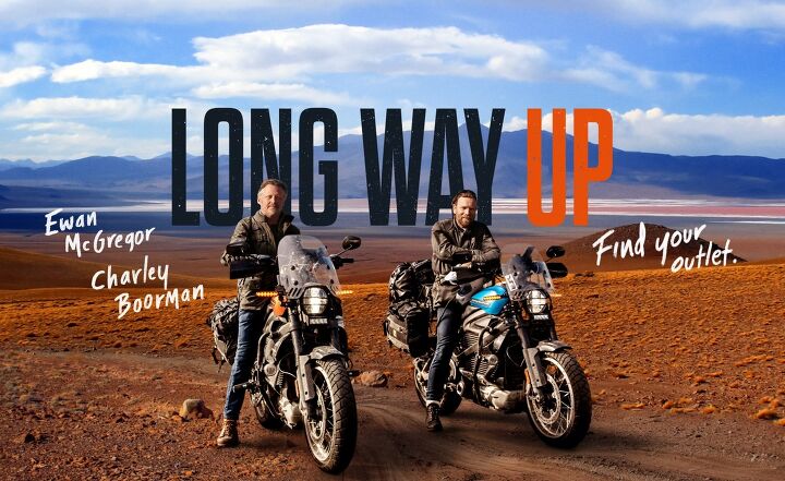 apple tv unveils official trailer for long way up with ewan mcgregor and charley