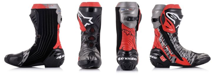 alpinestars releases limited edition el diablo 20 supertech r race replica boots