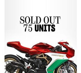 Limited Edition 75th Anniversary MV Agusta Sold Out In Seconds