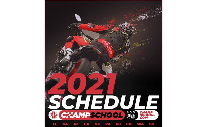 yamaha champions riding school announces 2021 schedule