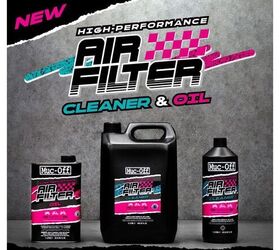 Muc-Off Releases New Line of Air Filter Oil and Cleaning Products