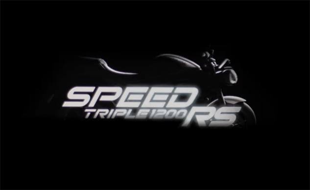 triumph teases all new speed triple 1200 rs