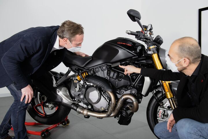 the 350 000th ducati monster rolls off the line