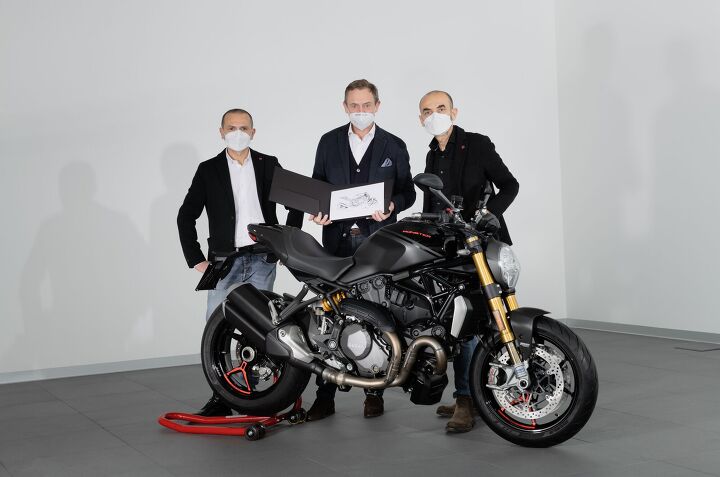 the 350 000th ducati monster rolls off the line