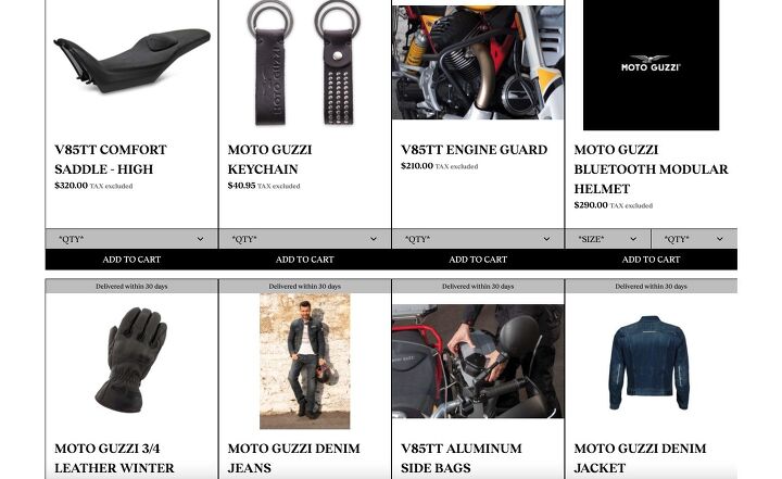 Moto Guzzi USA Launches E-Commerce Site