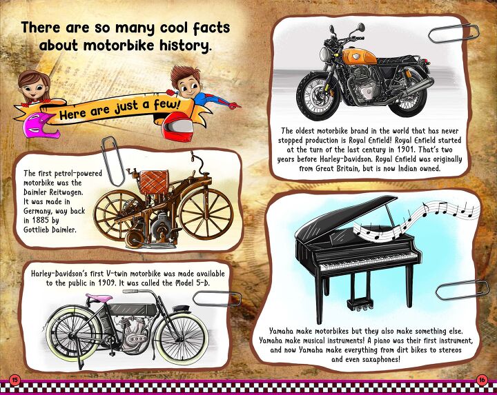 the big book of motorbikes is a great way to get kids hooked