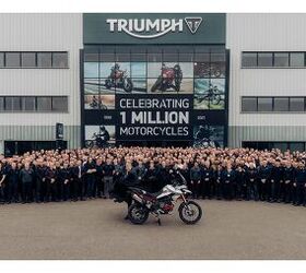 Triumph Celebrates The One Millionth Hinckley-Made Bike