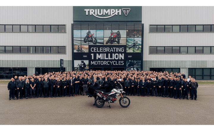 Triumph Celebrates The One Millionth Hinckley-Made Bike