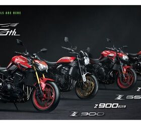 Kawasaki Celebrates the Anniversary of Its Iconic Z Brand With 50th Anniversary Edition Motorcycles