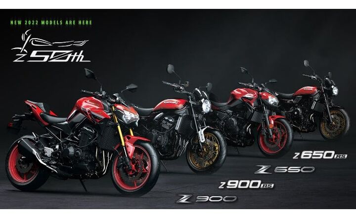 Kawasaki Celebrates the Anniversary of Its Iconic Z Brand With 50th Anniversary Edition Motorcycles