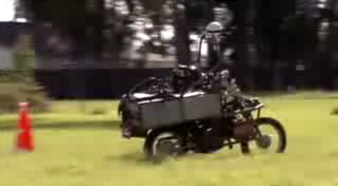 unmanned motorcycle video