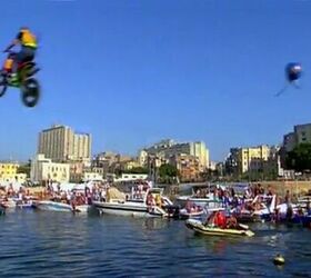 Jumping Motorcycles Into The Sea [video]