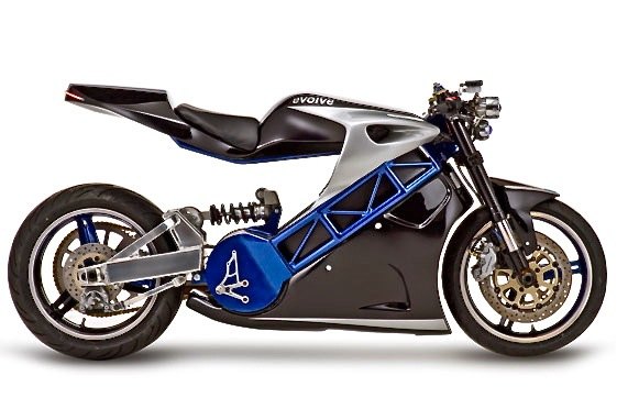 tron light cycle from new electric motorcycle company evolve