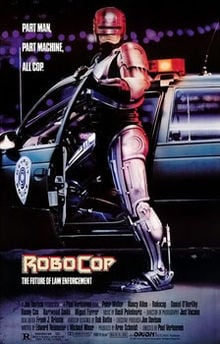 robocop remake has robocop riding a motorcycle