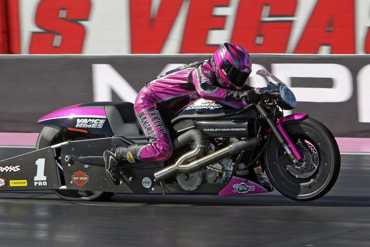 harley davidson secures nhra pro stock motorcycle title with one round remaining