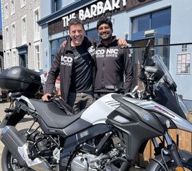  Adam and Abhi from Iconic Motorbikes enjoying their first, but not last, Isle of Man TT.