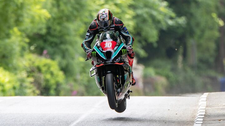 Peter Hickman picked up his 10th career TT victory in Superstock Race 1. Photo by Isle of Man TT Races.