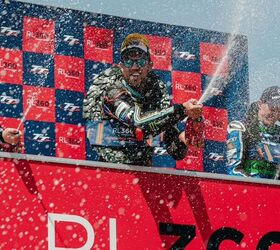  The pure joy and immortality of a TT podium. Photo by IOMTT.