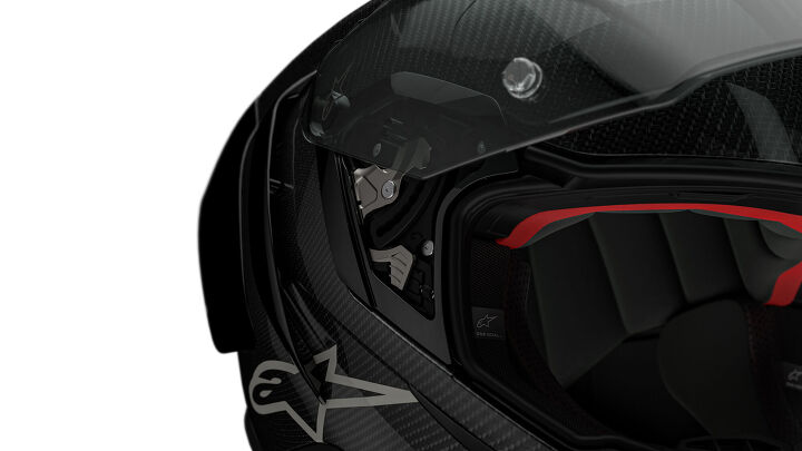 Metal shield mechanisms and clasps are less prone to failure in a crash and will help keep the faceshield protecting the rider’s face.