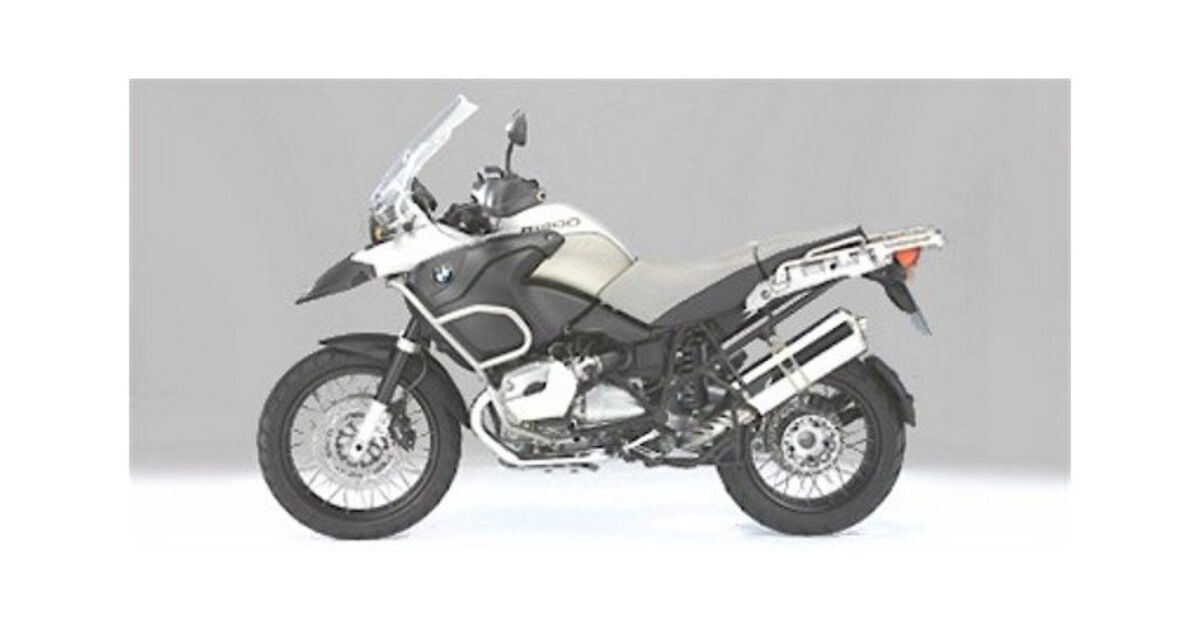 Adesivo Serbatoio 3D PARASERBATOIO Per BMW R 1200 GS ADV 2006-2013 - Bianco/Nero