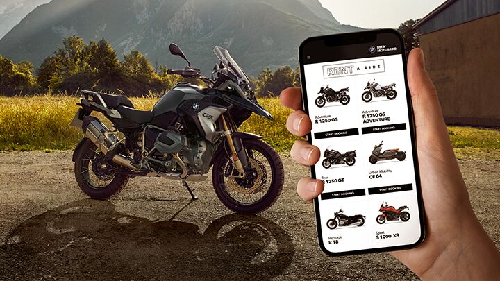 BMW Opens Online Portal for Motorcycle Rentals