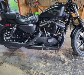 2017 harley davidson sportster iron 883 with 2800 miles