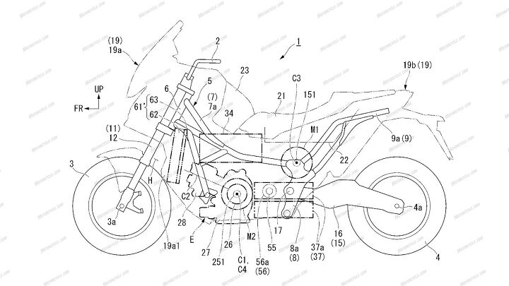Honda is Developing a Hybrid Motorcycle With Two Electric Motors