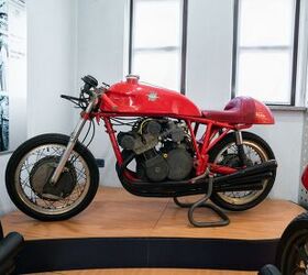 Manufacturers were experimenting with all sorts of engine designs during the 1950s and 1960s, and MV Agusta was no different. This six-cylinder racing machine is just one example. 