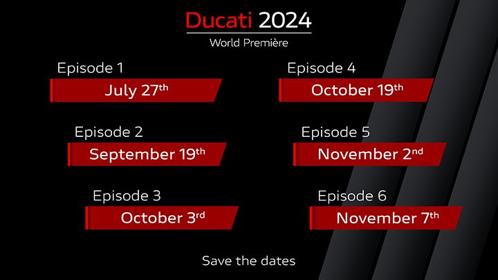ducati world premiere 2024 series begins july 27