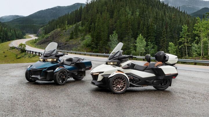 2024 can am spyder and ryker photo gallery, 2024 Can Am Spyder RT and RT Sea To Sky